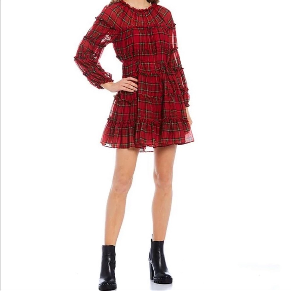 Antonio Melani Deidre Dress! Plaid Christmas dress